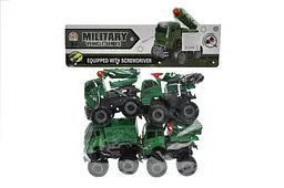 Набір іграшкових військових машинок конструктор з викруткою Military Vehicle Series 2005-8