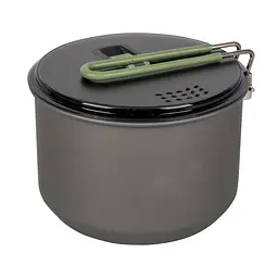 Каструля Bo-Camp Explorer Hard Anodized 1L Сірий-Зелений - мініатюра 2