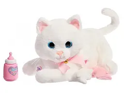 Інтерактивна іграшка Кішка з кошенятами, WToys (біла) - мініатюра 4