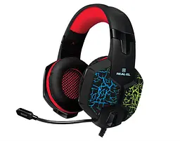 Ігрові навушники REAL-EL GDX-7750 Black/Red