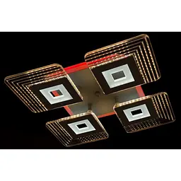 LED люстра світильник з пультом і підсвічуванням Linisoln 2726-4 GR - мініатюра 2