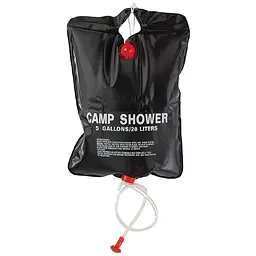 Переносний похідний душ літній туристичний душ на 20 літрів Camp Shower 3 штуки - мініатюра 6