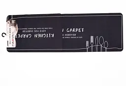 Набір килимків для кухні 2шт 116*38см/57*38 см, чорний Yiwu HP-42-14B - мініатюра 6