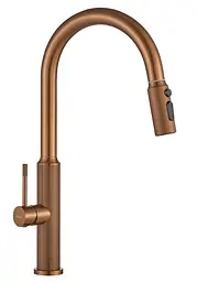 Змішувач для кухні Rea Master із висувним виливом brushed copper REA-B7203