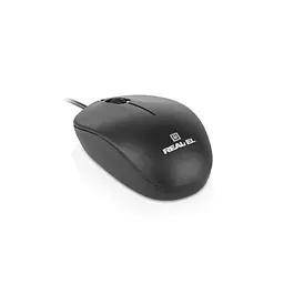 Мишка REAL-EL RM-206 USB Black (EL123200061) - мініатюра 3