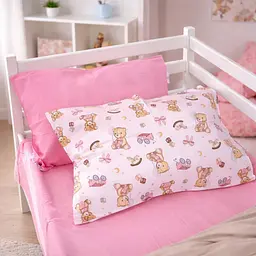 Підковдра MirSon Ranforce Elite Little Teddy pink 110х140 см (2200012567944) - мініатюра 3