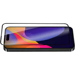Захисне скло Wave Premium 9Н Glass для Apple iPhone 15 Plus/16 Plus Black [98069] - мініатюра 4