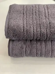 Рушник махровий Ecotton 100х50 см 1 шт. антрацит (22619) - мініатюра 2