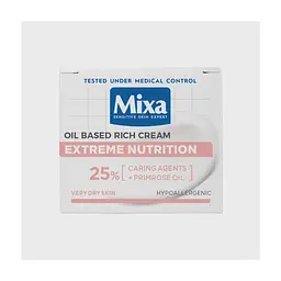 Крем для обличчя Mixa Extreme Nutrition Живильний Для дуже сухої шкіри 50 мл (3600550932768) - мініатюра 2