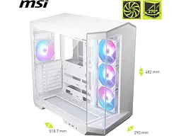 Корпус MSI MAG PANO 100R PZ WHITE - мініатюра 2