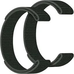 Ремінець DK CDK для Garmin Quatix 6X 26mm Nylon Sport Loop 2 шт. (018557) (olive flak)