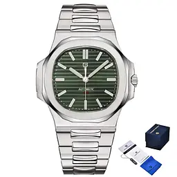 Чоловічий наручний годинник PD-1728 Silver-Black Pagani Design acs0031105