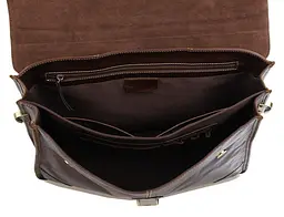 Чоловіча шкіряна сумка Vintage 38х31х9 см sum0012454 - мініатюра 10