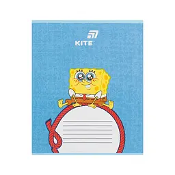 Зошит Kite Sponge Bob, 12 аркушів, коса лінія (SB26-235) - мініатюра 5