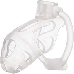 Клітка для пеніса Lockink Sevanda Plastic Penis Chastity Cage - Transparent