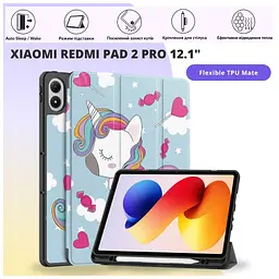 Чохол до планшета BeCover Flexible TPU Mate Xiaomi Redmi Pad 2 Pro 12.1" Unicorn (715613) - мініатюра 5