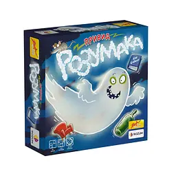 Настільна гра Привид Розумака R005UA 60 карток, 5 предметів