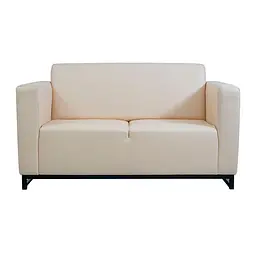 Диван Richman Канзас Комплектація Подвійний На Металокаркасі Оббивка Шкіра Люкс Біла - мініатюра 2