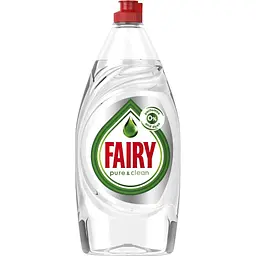 Засіб для ручного миття посуду Fairy Pure & Clean 900 мл (8006530111522)