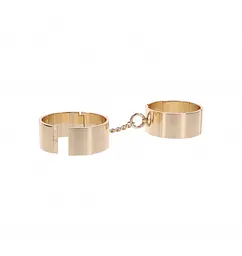 Наручники Taboom Dona Slave Wrist Cuffs 62 см золотий - мініатюра 6