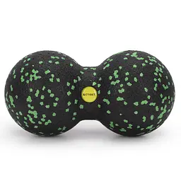 Масажний м'яч подвійний Actiget EPP 8 x 16 см ACT0098 Black/Green