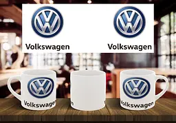 Чашка "Volkswagen" 180, Чорна