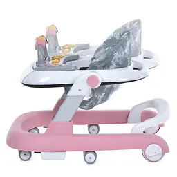 Ходунки дитячі MULTIWAY ME 1163 Pink з брязкальцем - мініатюра 5