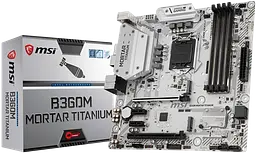Материнська плата MSI B360M Mortar Titanium LGA 1151v2 (B360M MORTAR TITANIUM) Б/В