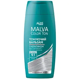 Тонуючий бальзам для волосся Acme Color Malva Color Ton 9.1 платиновий блонд 180 мл