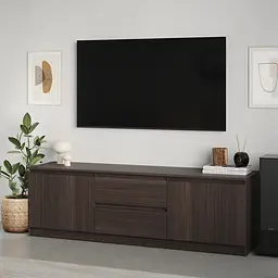 Тумба під телевізор MebelStar Нео 2Ш2Д 150x43x53 см Дуб рістрето (MBS-1251)