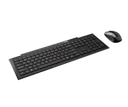 Комплект беспроводная клавиатура и мышь Rapoo 8210M Bluetooth Black - мініатюра 2