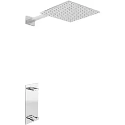 Душова система Kohlman Nexen 40 chrome + BOX прихованого монтажу KPL- QW227UQ40, Хром