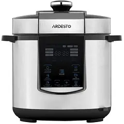 Мультиварка-скороварка Ardesto MPC-P226 Silver 900W 6л 22 програми