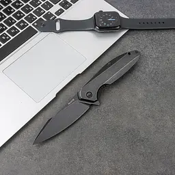 Ніж складаний туристичний Ruike P108-SB, (8.8 см) 14C28N / 3cr14n чорний - мініатюра 14