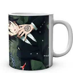Кухоль GeekLand Black Butler Темний Дворецький on the ground BU.02.06 330 мл білий - мініатюра 2