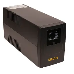Пристрій безперебійного живлення GEAR GU-1000PLCD