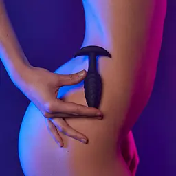 Анальна пробка Dorcel Wavy Plug 10.6 см (чорний) - мініатюра 3