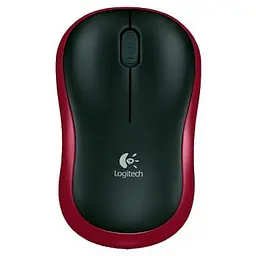 Мишка Logitech M185 Black/Red 910-002240