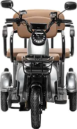 Електроскутер Триколісний 4-місний Crosser TR-4 VAGON (1000W, 72V,24Ah) Сірий - мініатюра 14