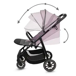 Прогулянкова коляска Kidwell Enzo Pink - мініатюра 8