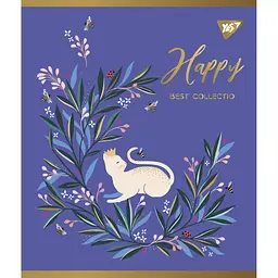Набір зошитів Yes Happy Pantone Gold А5 в клітинку 48 аркушів 5 шт. (766873) - мініатюра 3