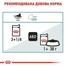 Набір вологого корму для дорослих котів Royal Canin Hairball Care шматочки в соусі 1.02 кг (12 шт. х 85 г) - мініатюра 5