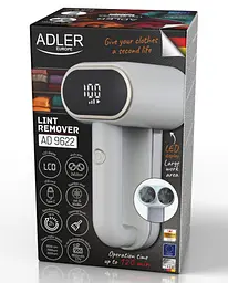 Тканинна бритва Adler AD 9622 White з РК-дисплеєм - мініатюра 8