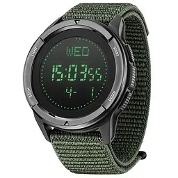 Наручний годинник чоловічий з компасом North Edge Alps Чорний (3040) - мініатюра 2