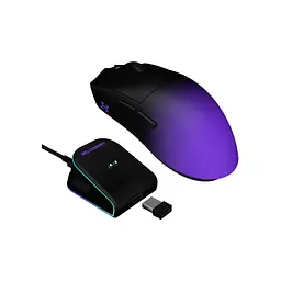 Мишка Hator Hellyberry HM47 Pro RGB Wireless/Bluetooth/USB Black/Violet (HM47PRO_black_violet) - мініатюра 2