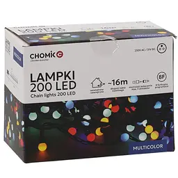 Гірлянда Chomik Кульки-змійка 200LED мультиколор 16 м (LED0160)
