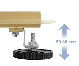 Душовий канал Rea Neox 50 см brushed gold REA-G4891 - мініатюра 4