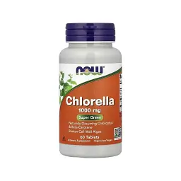 Вітамінно-мінеральний комплекс Now Foods Khlorella, Chlorella, 60 tabletok (NF2630)