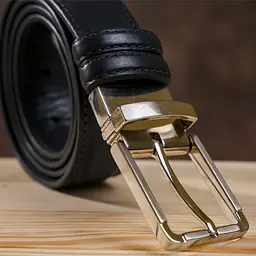 Чоловічий шкіряний ремінь GRANDE PELLE 3,4х120 см acs0014943 - мініатюра 7