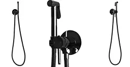 Набір гігієнічного душу Rea Loop black glossy REA-B5656, Чорний матовий - мініатюра 3